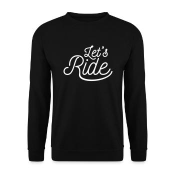 Laissez BB´s skateboard monter vélo vélo moto - Sweat-shirt Unisexe - noir - Devant - Alina (178cm) & Michal (187cm)