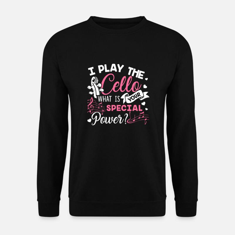 Cello I Play The Cello - Unisex Sweatshirt - black