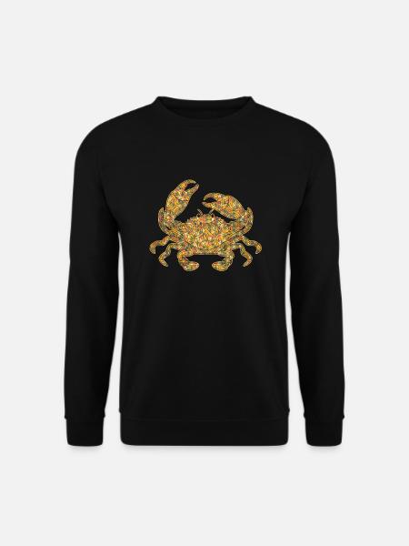 Krabben geometrische T-Shirts - Unisex Pullover - Schwarz