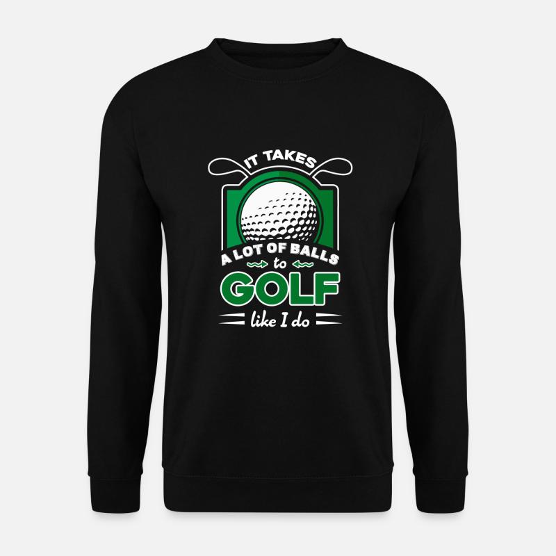 Golf Lustiger Golf - Unisex Pullover - Schwarz