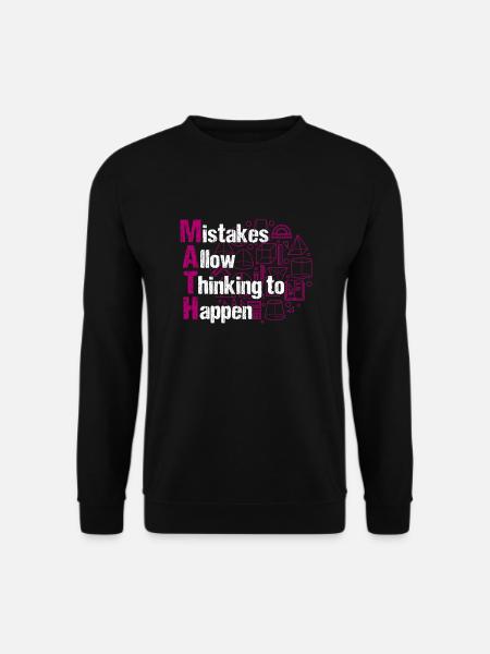 Professeur de mathématiques, je suis professeur de mathématiques - Sweat-shirt Unisexe - noir