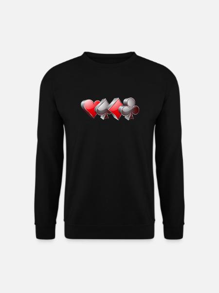 Poker Color Poker - Unisex Sweatshirt - black