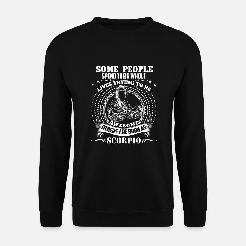 Scorpion né comme Scorpion - Sweat-shirt Unisexe - noir