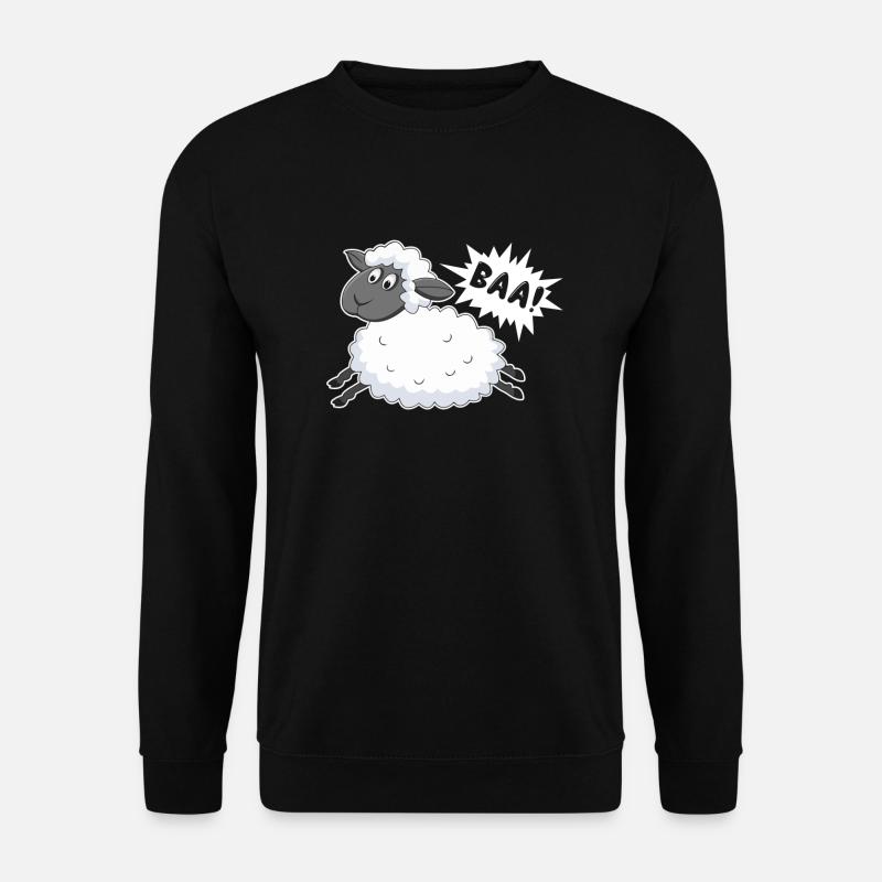 Sheep Baa Baaa Sheep - Unisex Sweatshirt - black