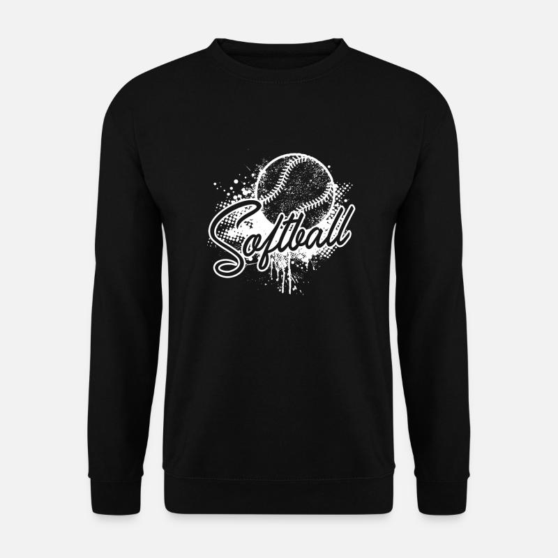 Softball Liebe Softball - Unisex Pullover - Schwarz
