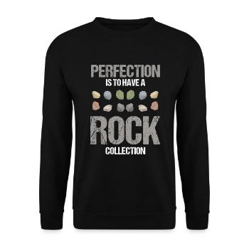 Collectionneur de pierres précieuses et recherche sur les pierres précieuses - Sweat-shirt Unisexe - noir - Devant - Alina (178cm) & Michal (187cm)