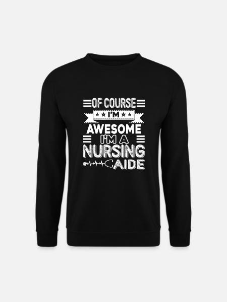 Nursing Aide Awesome Nursing Aide - Unisex Sweatshirt - black