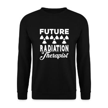 Radiation Therapist Future Radiation Therapist - Unisex Sweatshirt - black - Front - Alina (178cm) & Michal (187cm)