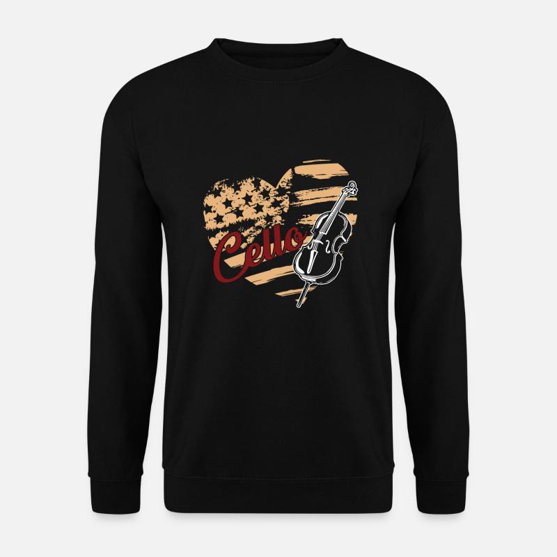 Cello Cello Flag - Unisex Sweatshirt - black
