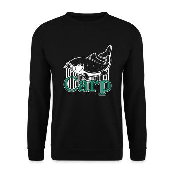 Carp Carp Vintage - Unisex Sweatshirt - black - Front - Alina (178cm) & Michal (187cm)