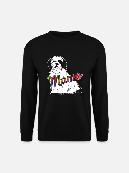 Lhasa Apso Lhasa Apso Mama - Unisex Sweatshirt - black