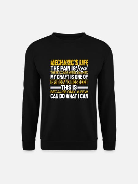 Mechanic Mechanic's Life - Unisex Sweatshirt - black