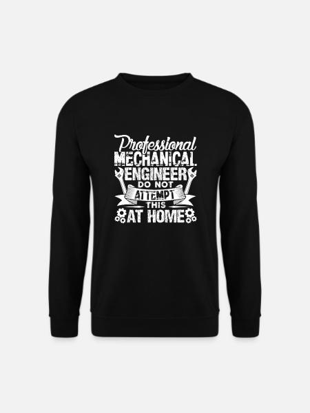 Professional Mechanical Engineer - Unisex Sweatshirt - black