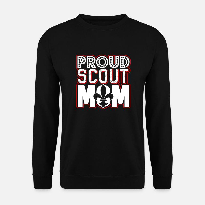Scouting Proud Scout Mom - Unisex Sweatshirt - black