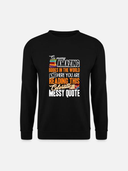 Book Funny Books - Unisex Sweatshirt - black
