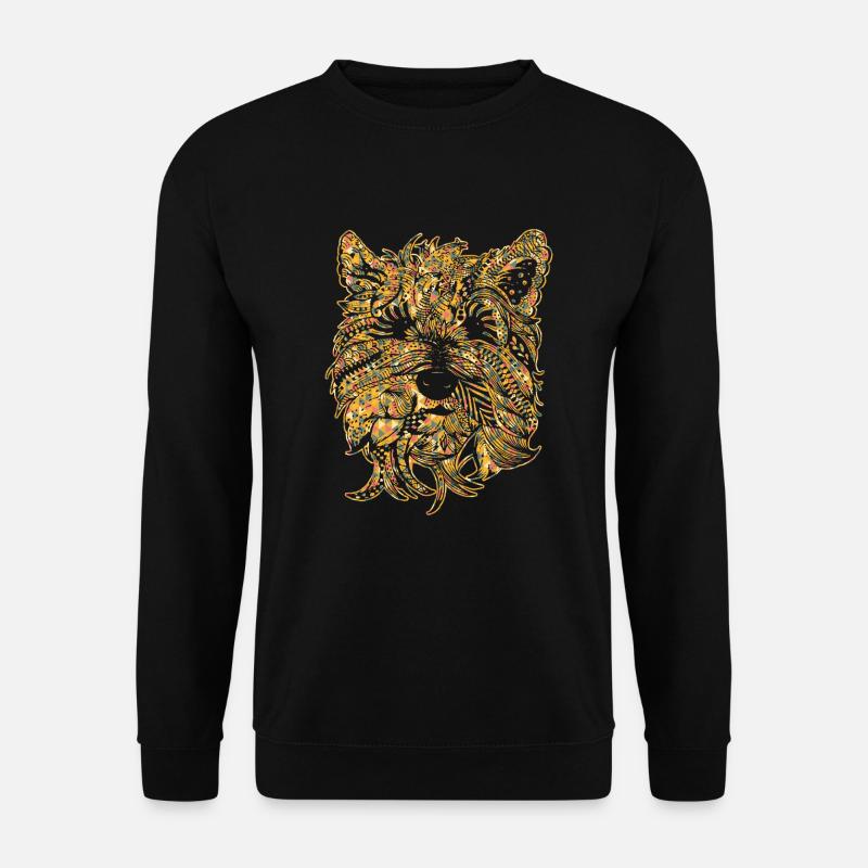 Cairn Terrier Geometric - Unisex Sweatshirt - black