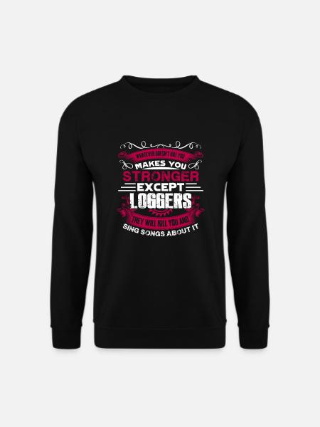 Logger Strong Logger - Unisex Sweatshirt - black