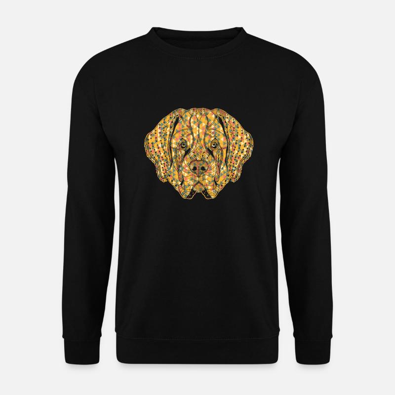 Saint Bernard Geometric - Unisex Sweatshirt - black