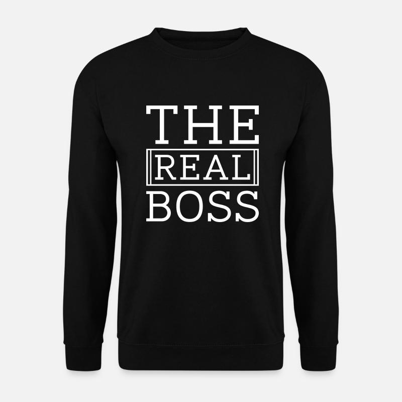 Der echte Boss - Unisex Pullover - Schwarz