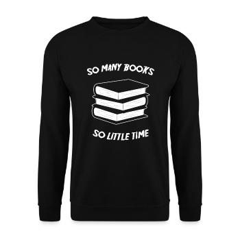 Books - Unisex Pullover - Schwarz - Vorne - Alina (178cm) & Michal (187cm)