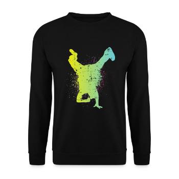 Hip Hop - Sweat-shirt Unisexe - noir - Devant - Alina (178cm) & Michal (187cm)