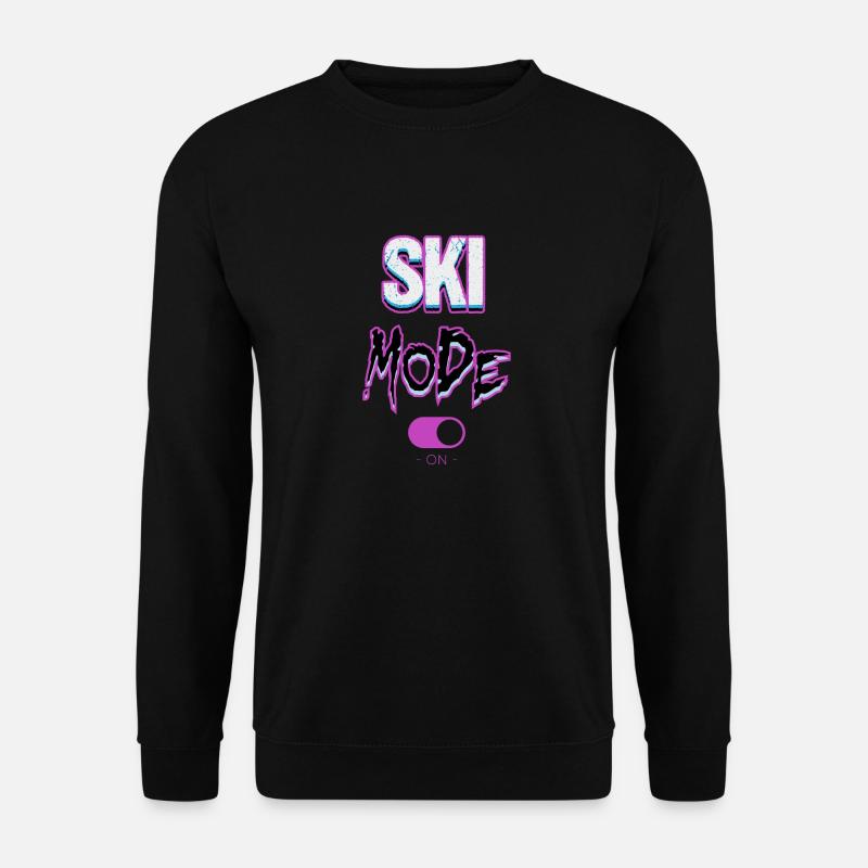 Ski mode-on - Unisex Sweatshirt - black