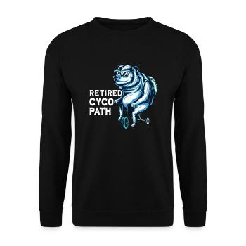 Cycopath - Unisex Pullover - Schwarz - Vorne - Alina (178cm) & Michal (187cm)