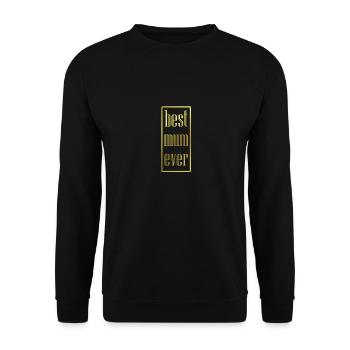 Muttertag Muttertag Mutter Tag Mutti Mama - Unisex Pullover - Schwarz - Vorne - Alina (178cm) & Michal (187cm)