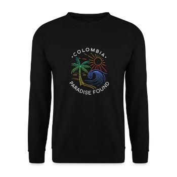 Colombia Paradise - Unisex Pullover - Schwarz - Vorne - Alina (178cm) & Michal (187cm)