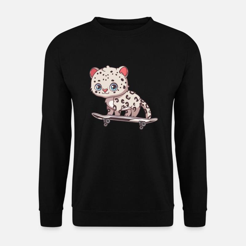 Snow leopard - Unisex Sweatshirt - black