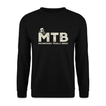 VTT VTT Downhill VTT - Sweat-shirt Unisexe - noir - Devant - Alina (178cm) & Michal (187cm)