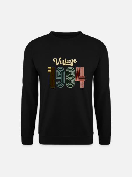 40. Geburtstag Vintage 1984 - Unisex Pullover - Schwarz