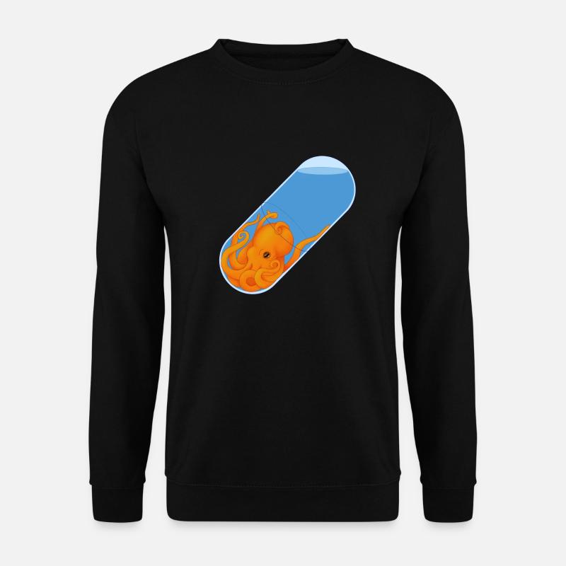 Krakenpille - Unisex Pullover - Schwarz