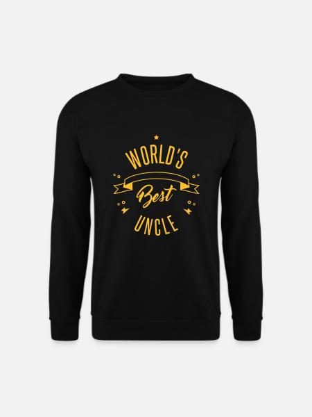 WORLD'S BEST UNCLE - Unisex Sweatshirt - black
