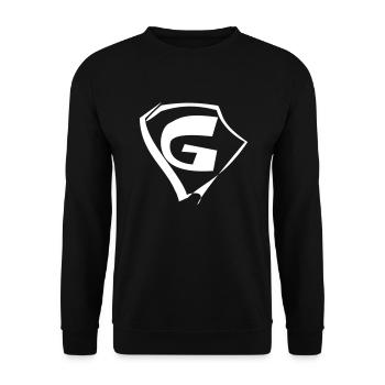 Emblem G logo - Unisex Sweatshirt - black - Front - Alina (178cm) & Michal (187cm)