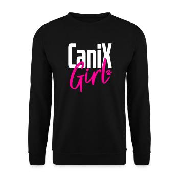 Sport canin Dog Trekking Running avec Dog Canicross - Sweat-shirt Unisexe - noir - Devant - Alina (178cm) & Michal (187cm)