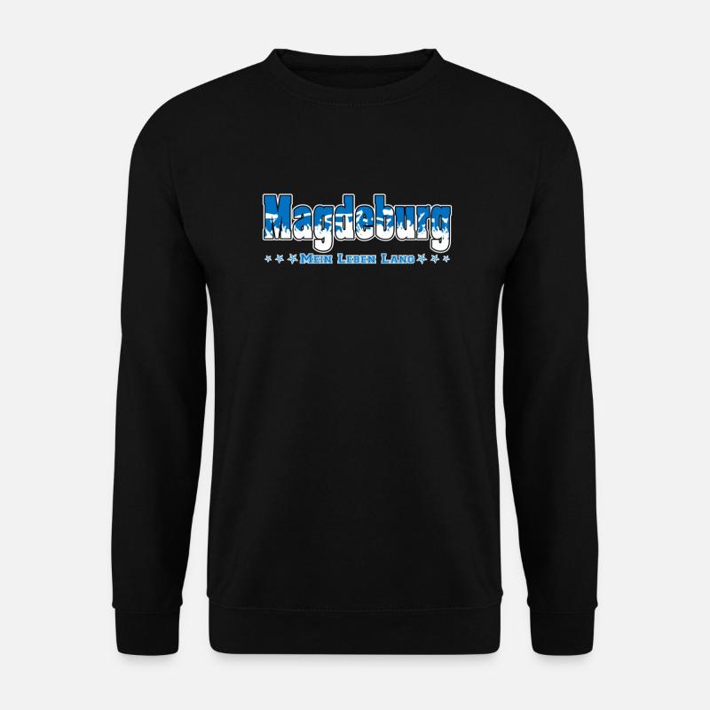 Magdeburg Fussball Fans Mein Leben Lang - Unisex Pullover - Schwarz
