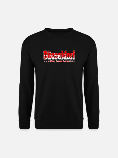 Düsseldorf Fussball Fans Mein Leben Lang - Unisex Pullover - Schwarz