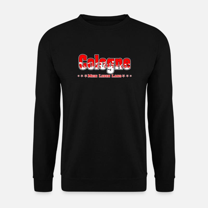 Cologne Fussball Fans Mein Leben Lang - Unisex Pullover - Schwarz
