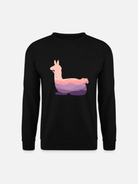 Lama - Sweat-shirt Unisexe - noir