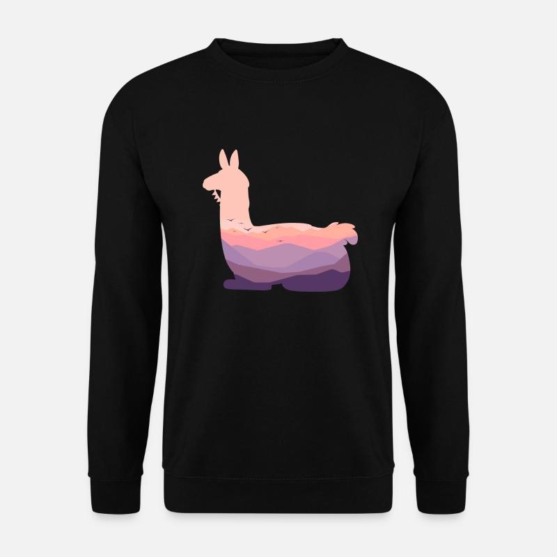 Llama - Unisex Sweatshirt - black