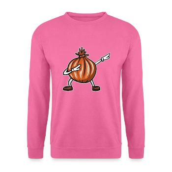 Dabbing Onion - Unisex Pullover - Pink - Vorne