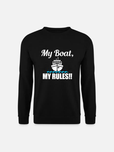 My Boat My Rules - Unisex Sweatshirt - black