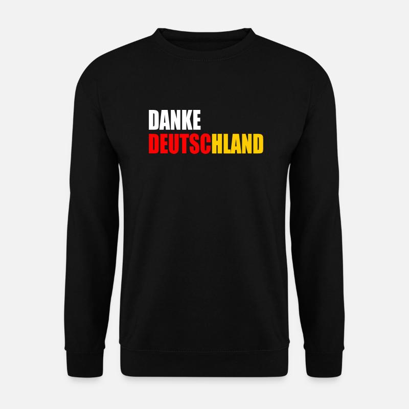 Danke deutschland - Unisex Pullover - Schwarz