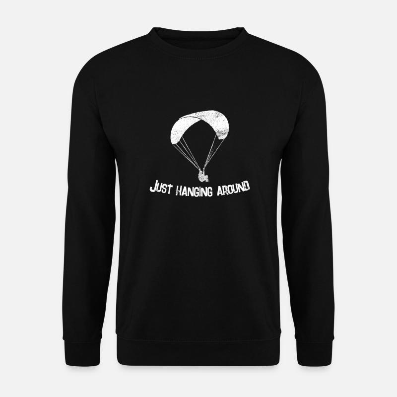 Paragleiter Sprüche - Unisex Pullover - Schwarz