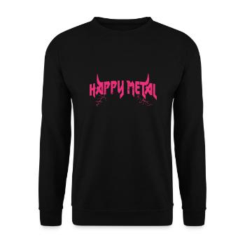 Musique happy metal - Sweat-shirt Unisexe - noir - Devant - Alina (178cm) & Michal (187cm)