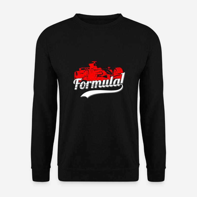 F Eins Fan Formel Geschenk T-Shirt - Unisex Pullover - Schwarz