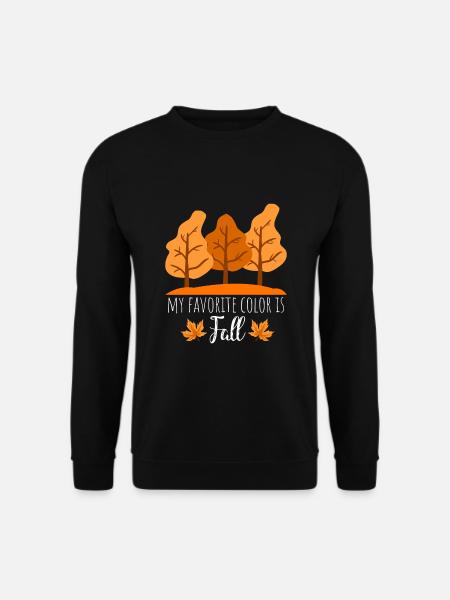 Autumn leaves - autumn mood - Unisex Sweatshirt - black
