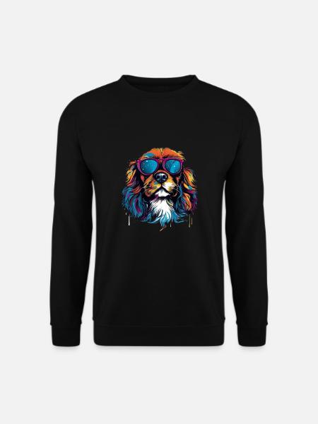 Cavalier King Charles Spaniel Hund Hunderasse - Unisex Pullover - Schwarz