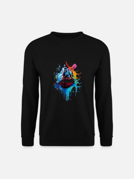 Kajak - Unisex Pullover - Schwarz